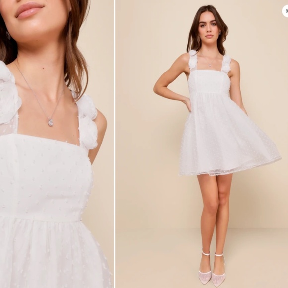 Lulus Dresses & Skirts - LULU's Bachelorette Engagement Bridal Shower Honeymoon Casual Brunch Mini Dress